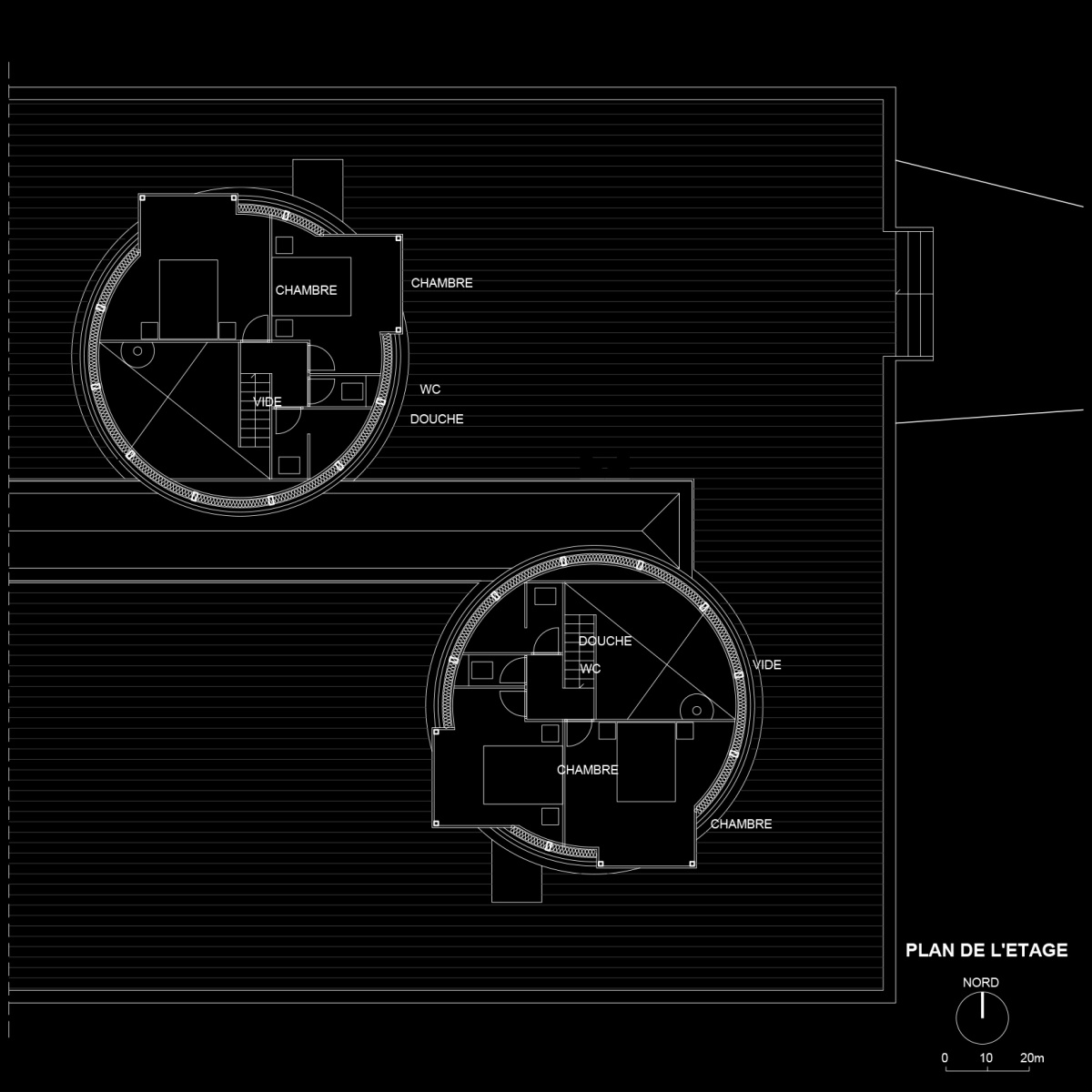 Lodge Las Rucas : plan etage