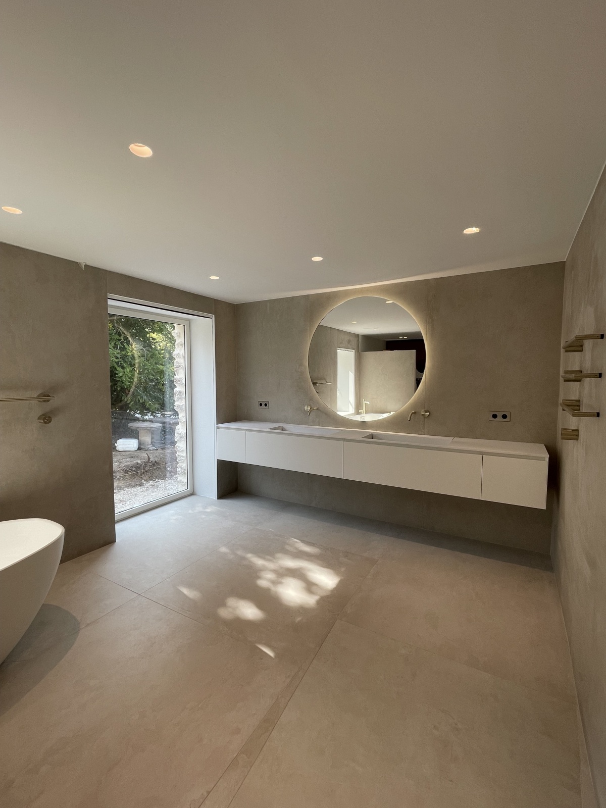 Rnovation et extension d'une maison individuelle : salle de bains parents