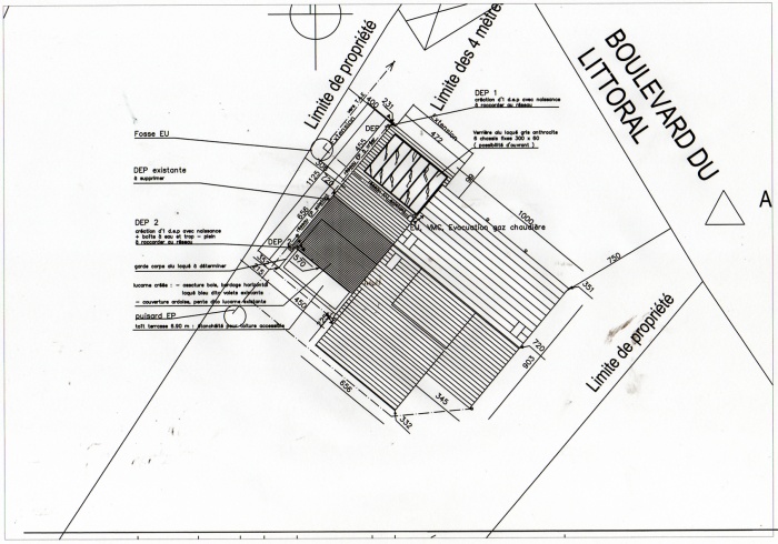 Extension et Surlvation : Plan masse