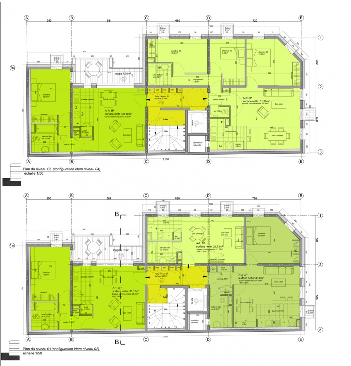 Concours de logements : IDEA- GENV-PANNEAU  plans