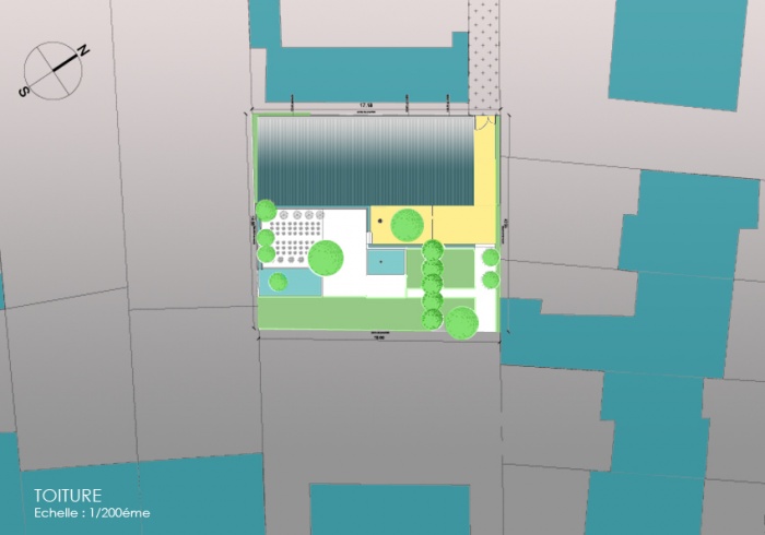 Surlevation d'une maison  usage d'habitation : 2 PL mas