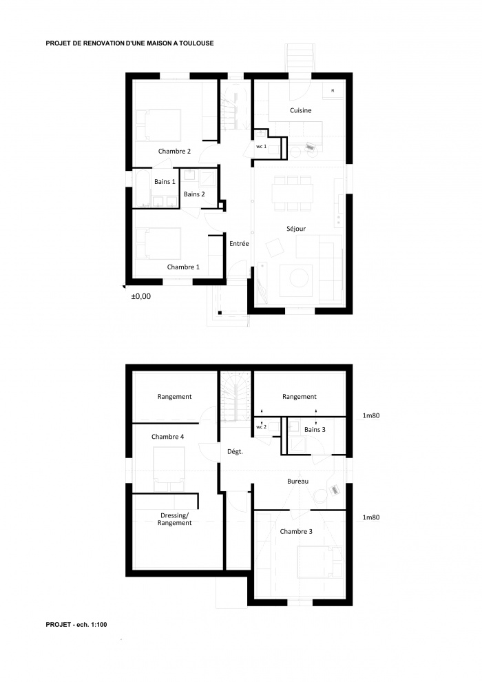 Rnovation d'une maison de ville : Projet 1