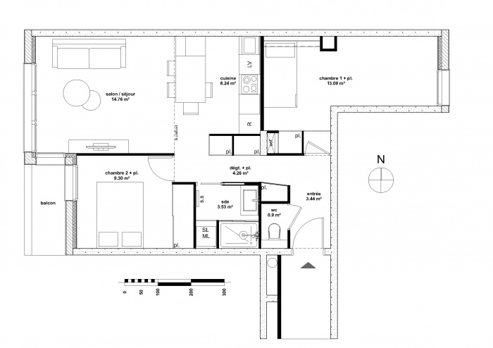 Rnovation d'un appartement Parisien : PARIS PROJET[6387]